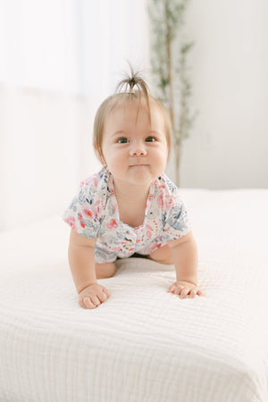 Top and Bottom Shorts Outfit (Newborn - 12 months) Bloom