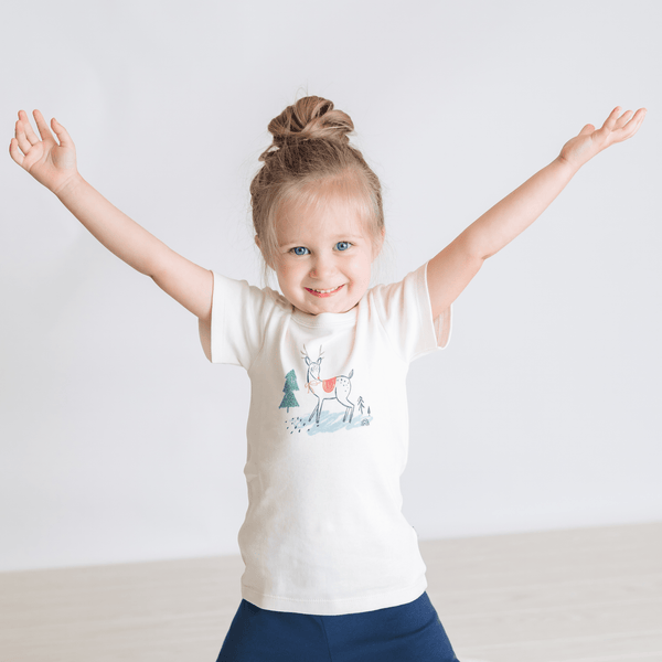 graphic tee | christmas deer