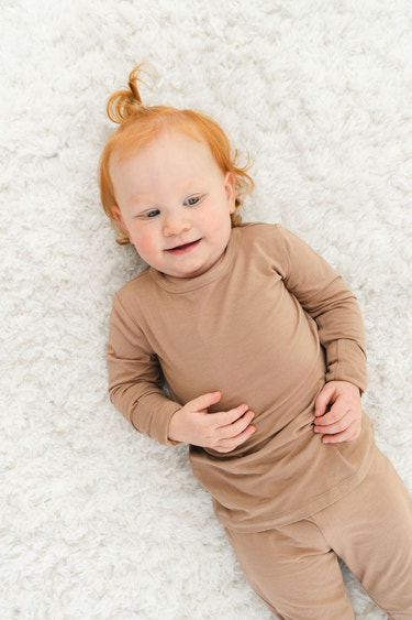 Dune Solid Bamboo 2-Piece Long Sleeve Set