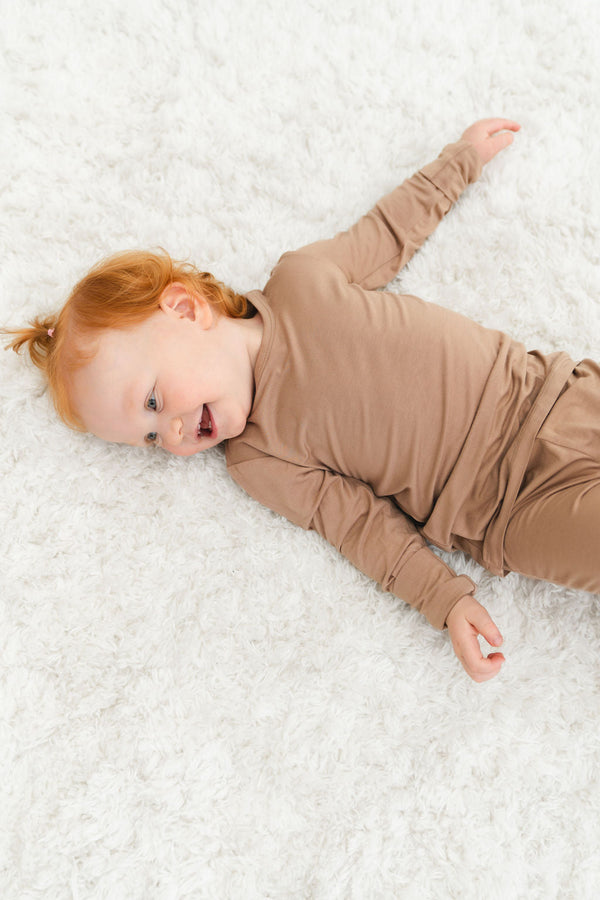 Dune Solid Bamboo 2-Piece Long Sleeve Set