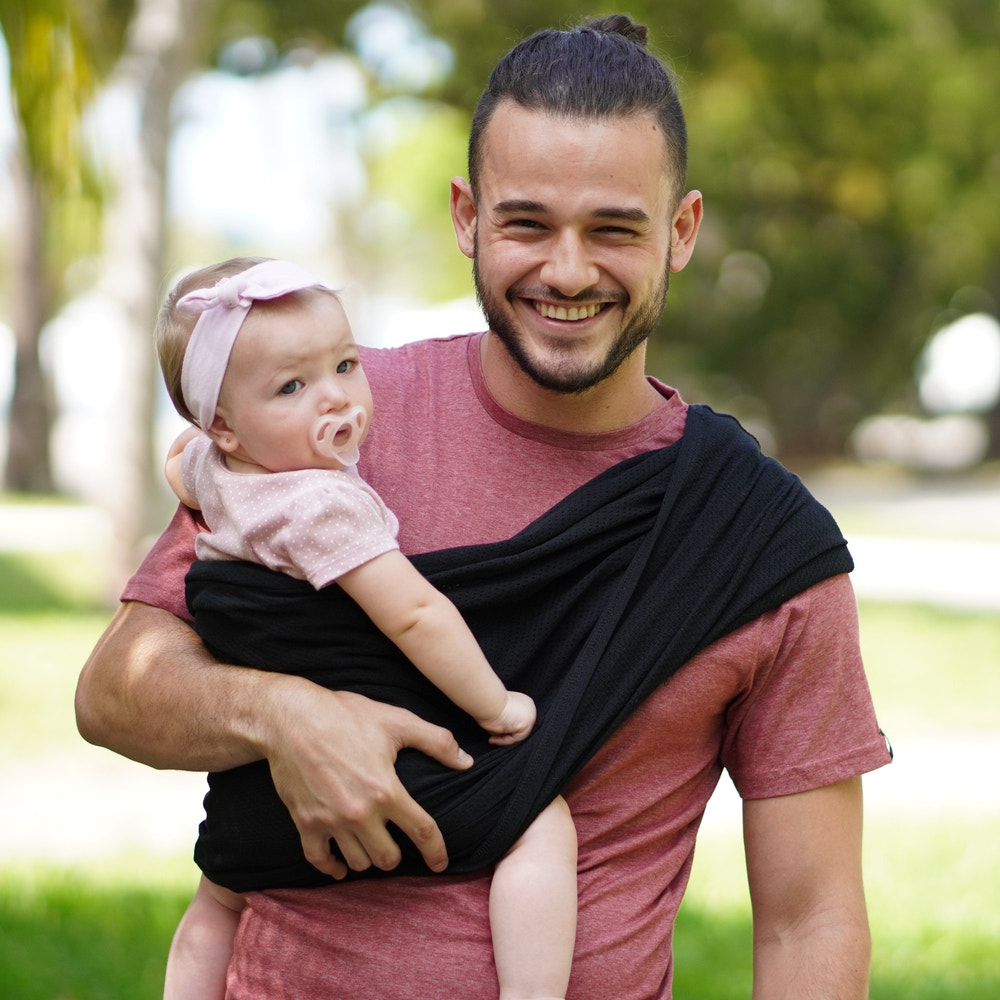 Baby K'tan Breeze Baby Carrier | Black - MOOGCO Baby