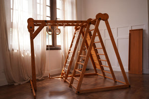 Chestnut | Outdoor & Indoor Foldable Jungle Gym