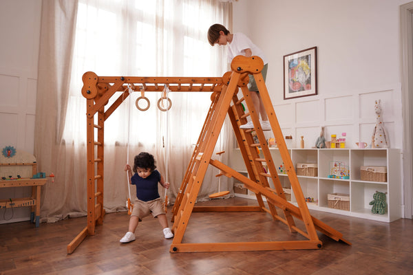 Chestnut | Outdoor & Indoor Foldable Jungle Gym