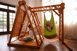 Chestnut | Outdoor & Indoor Foldable Jungle Gym