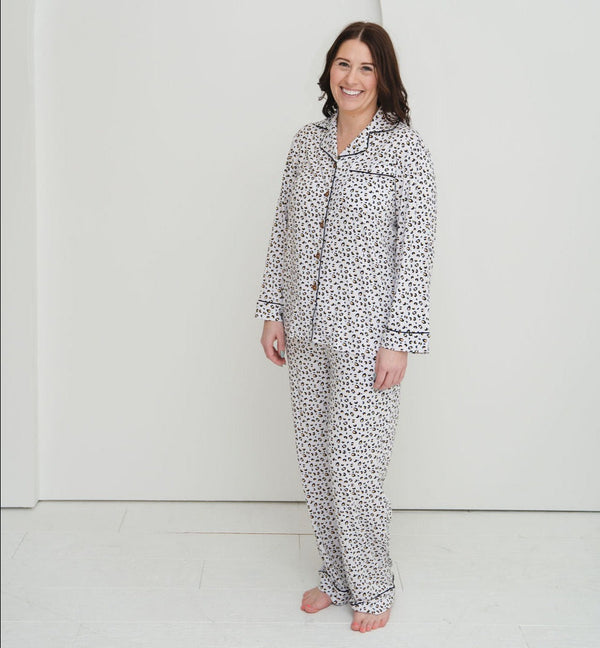 Allie Leopard Bamboo Women's Luxe Lounge Set
