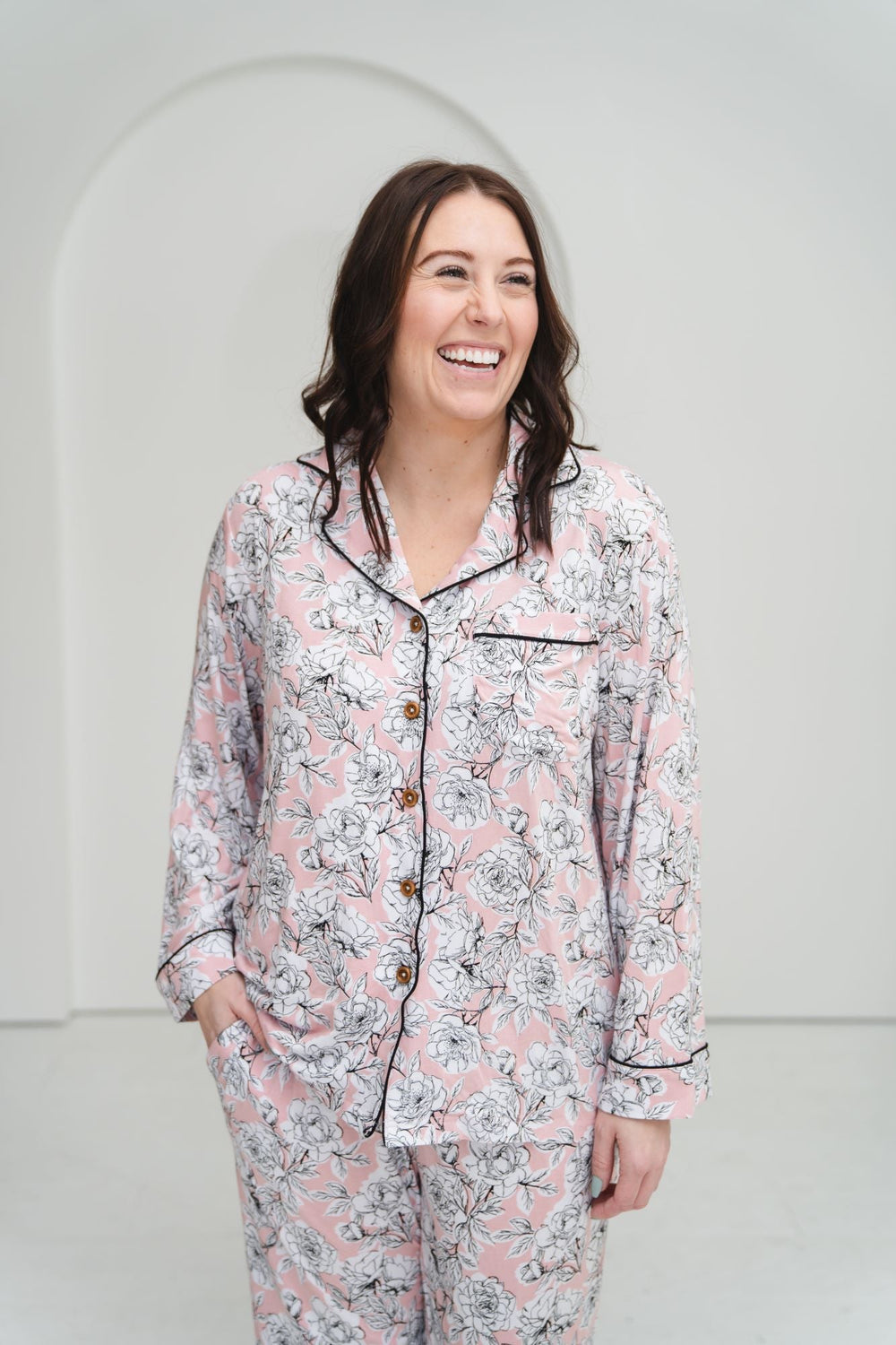 Allie Floral Bamboo Women's Luxe Lounge Set