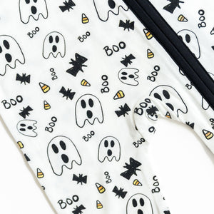 SALE: Halloween Black Trim Onesie
