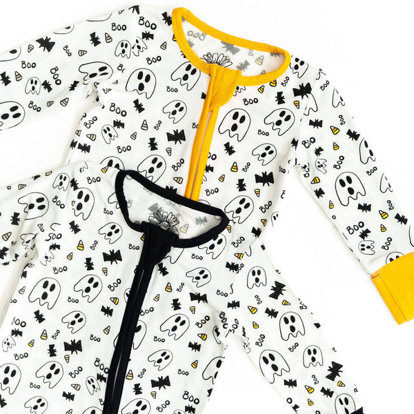 SALE: Halloween Black Trim Onesie