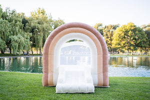 Mini Boho - Beige Rainbow Bounce House