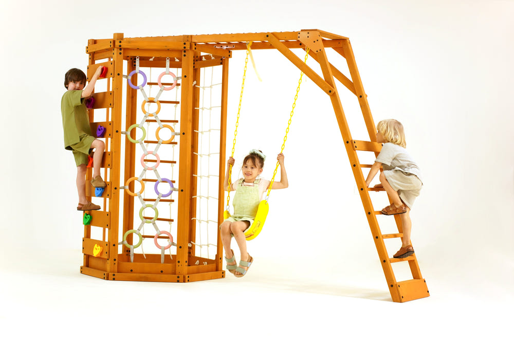 Hawthorn Octagon Outdoor Jungle Gym for kids, perfect for active play and outdoor fun.