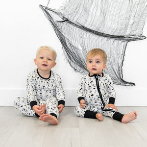 SALE: Halloween Black Trim Onesie