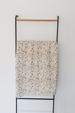 Meadow Floral Muslin Swaddle Blanket