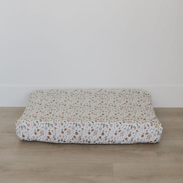 Meadow Floral Muslin Changing Pad Cover - MOOGCO Baby