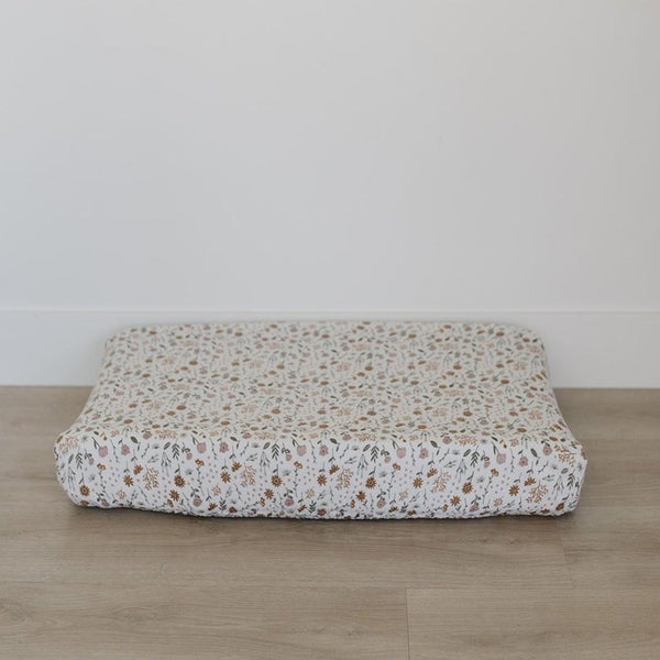 Meadow Floral Muslin Changing Pad Cover