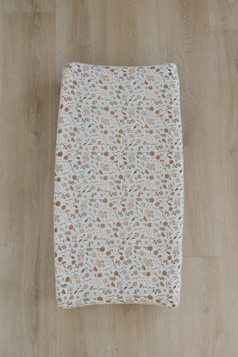 Meadow Floral Muslin Changing Pad Cover - MOOGCO Baby