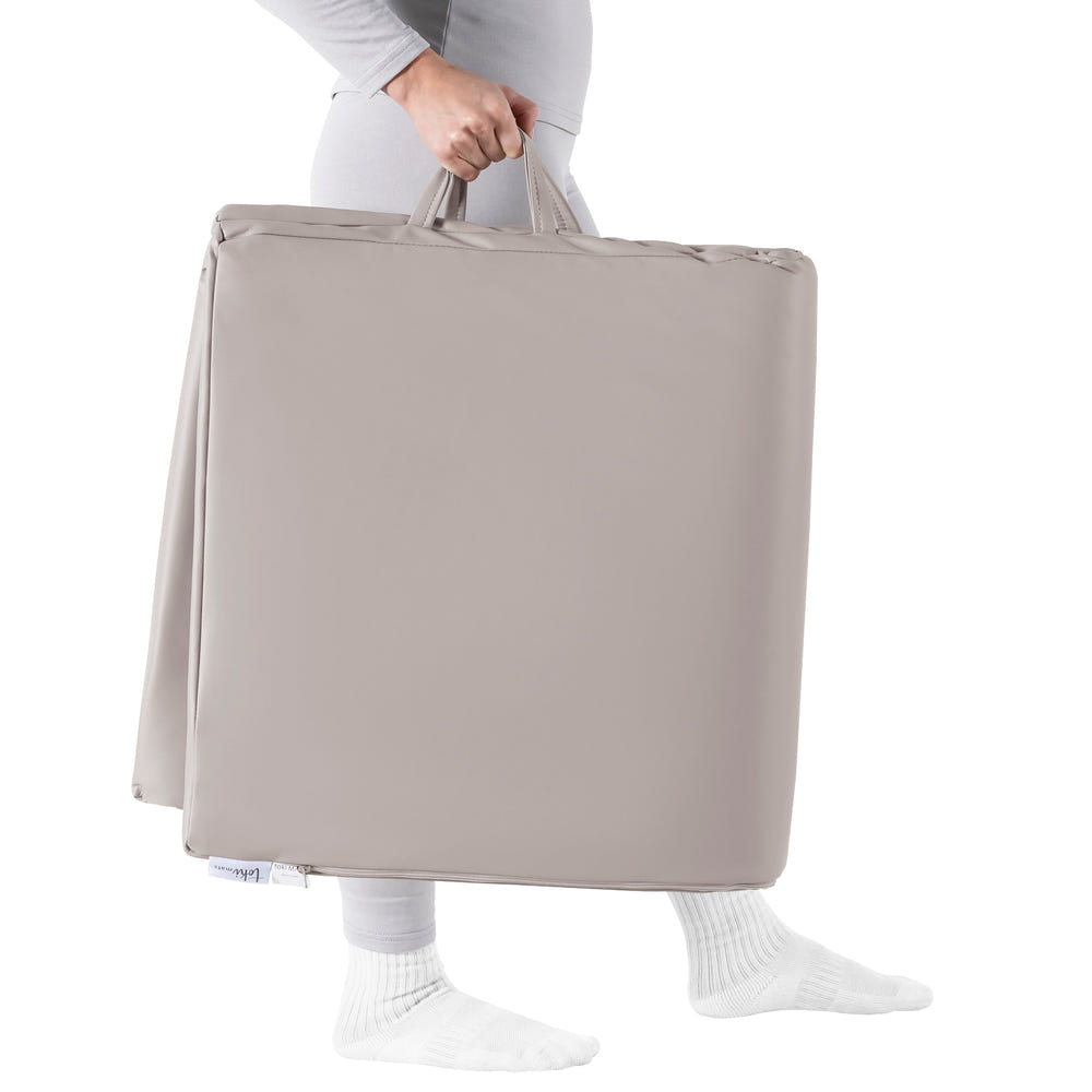 Pebble Vegan Leather Mat for babies - stylish, durable play mat perfect for safe and comfortable playtime.