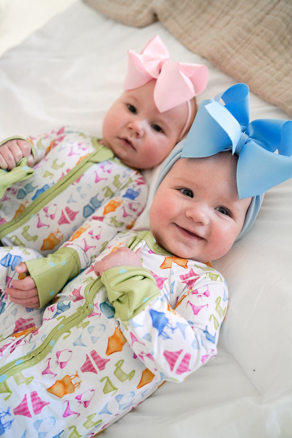 Bamboo Sleeper Bikinis for babies - soft, breathable pajamas for comfortable sleep.