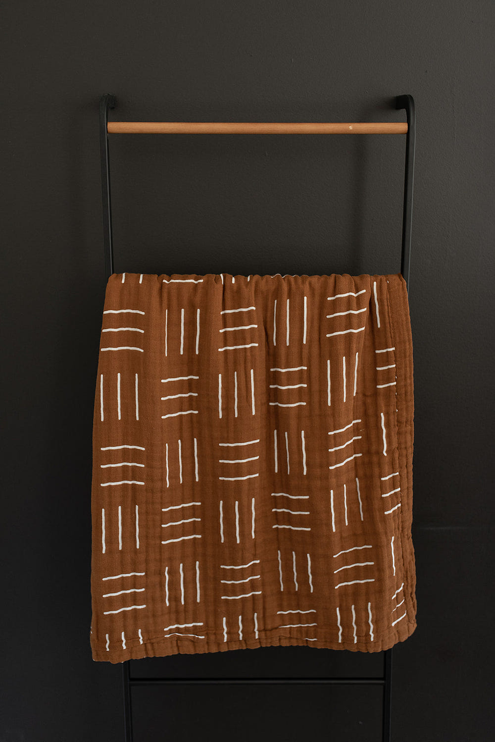 Mustard Mudcloth Muslin Quilt - MOOGCO Baby