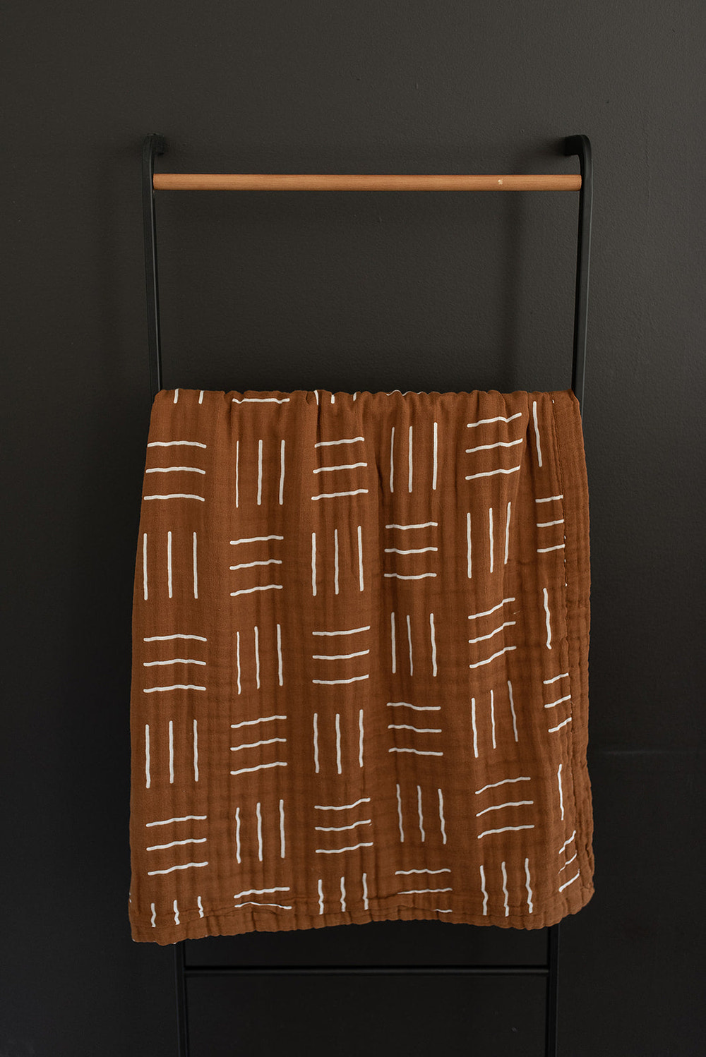 Mustard Mudcloth Muslin Quilt - MOOGCO Baby