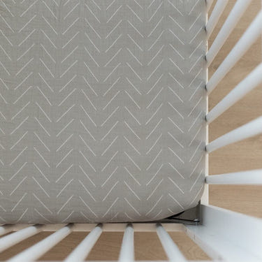 Desert Sage Muslin Crib Sheet - MOOGCO Baby