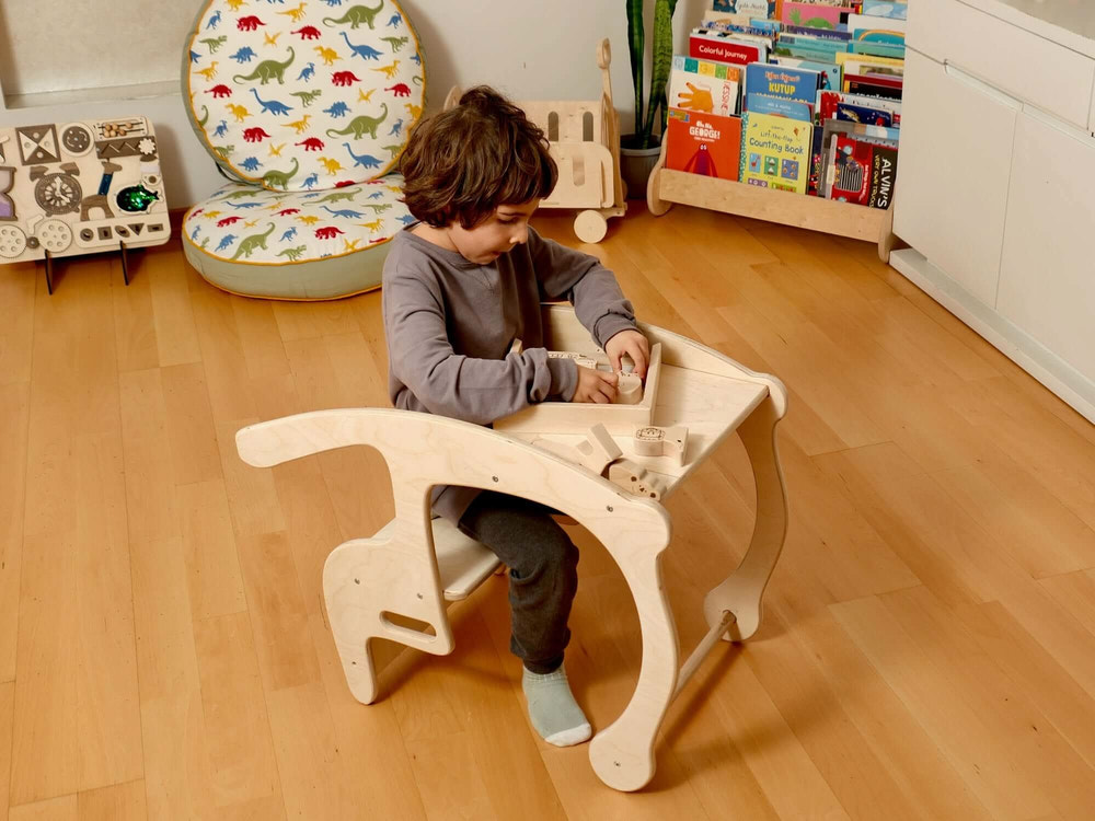 Toddler Rocking Chair and Table Set: Eco-Friendly by Kidodido - MOOGCO Baby
