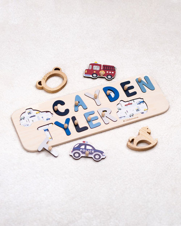 Cars Double Name Puzzle