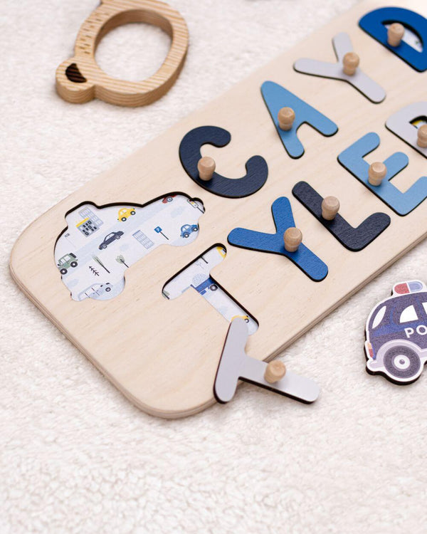 Cars Double Name Puzzle