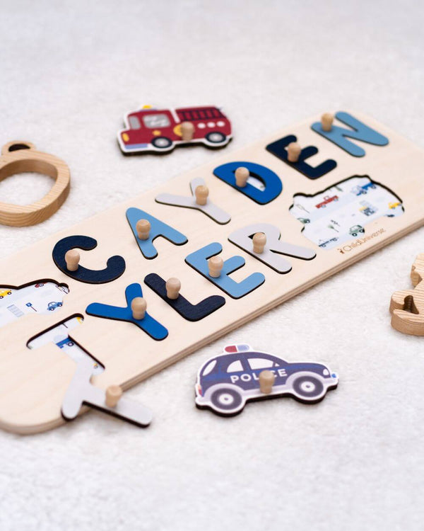 Cars Double Name Puzzle