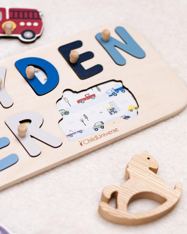 Cars Double Name Puzzle