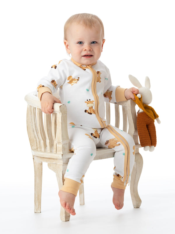 Organic Cotton Romper -  The Animal Kingdom