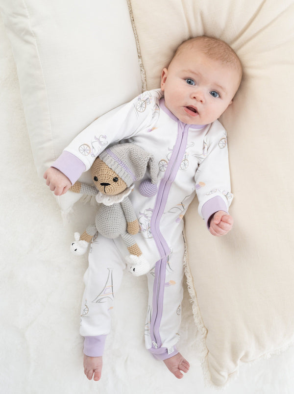 Organic Cotton Romper -  Moy In Paris