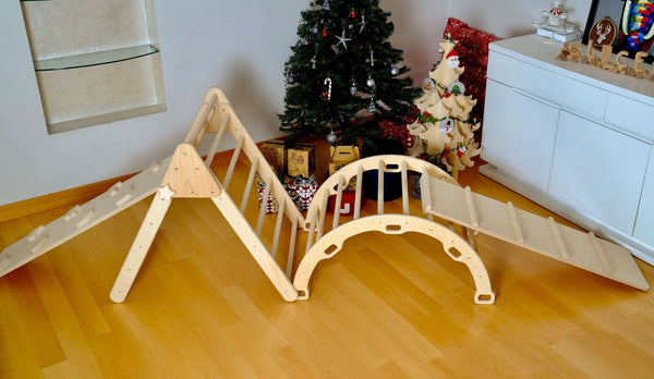 Kidodido Montessori Climbing Set 5 Pieces Birch Plywood Playset