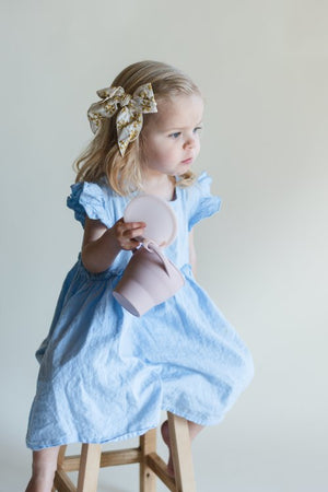 Silicone Snack Cup- Dusty Lilac