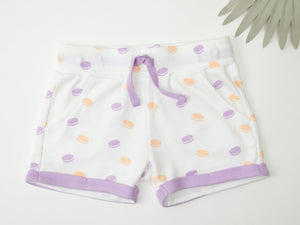 Organic Cotton Shorts - Macarons