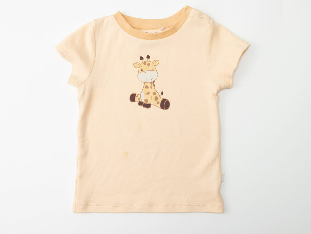 Organic Cotton Tori Tee featuring animal prints for babies, soft and eco-friendly, perfect for playful outfits.