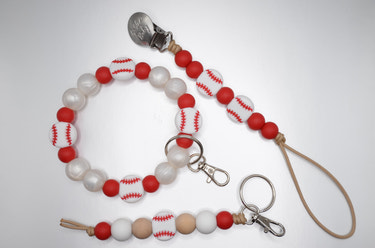 Mommy and Me Bundle // Baseball Pearl