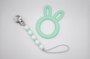 Bunny Teether Set // Mint
