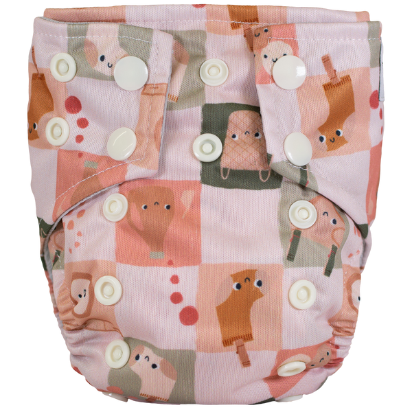 Tiny Tushies Newborn AIO Cloth Diaper - MOOGCO Baby