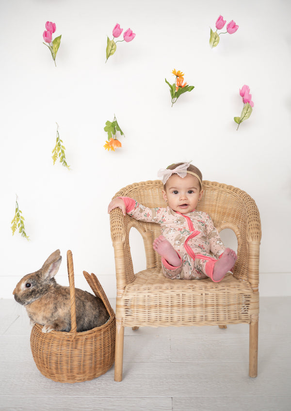 Meadow Bunny (Convertible Zip Footies)