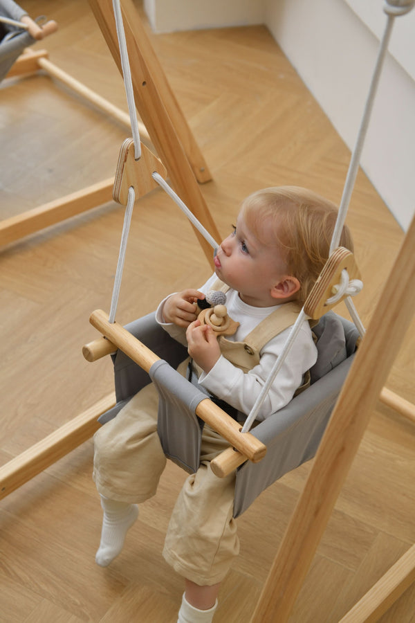 Spruce | Foldable Baby Swing - Gray
