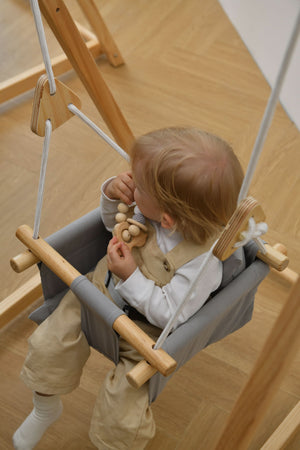 Spruce | Foldable Baby Swing - Gray