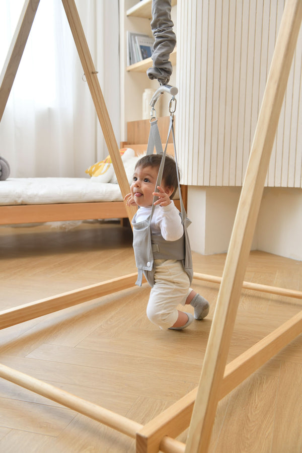 Tulip | Foldable Baby Bouncer - Beige