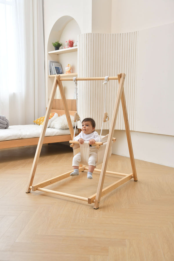 Spruce | Foldable Baby Swing - Gray