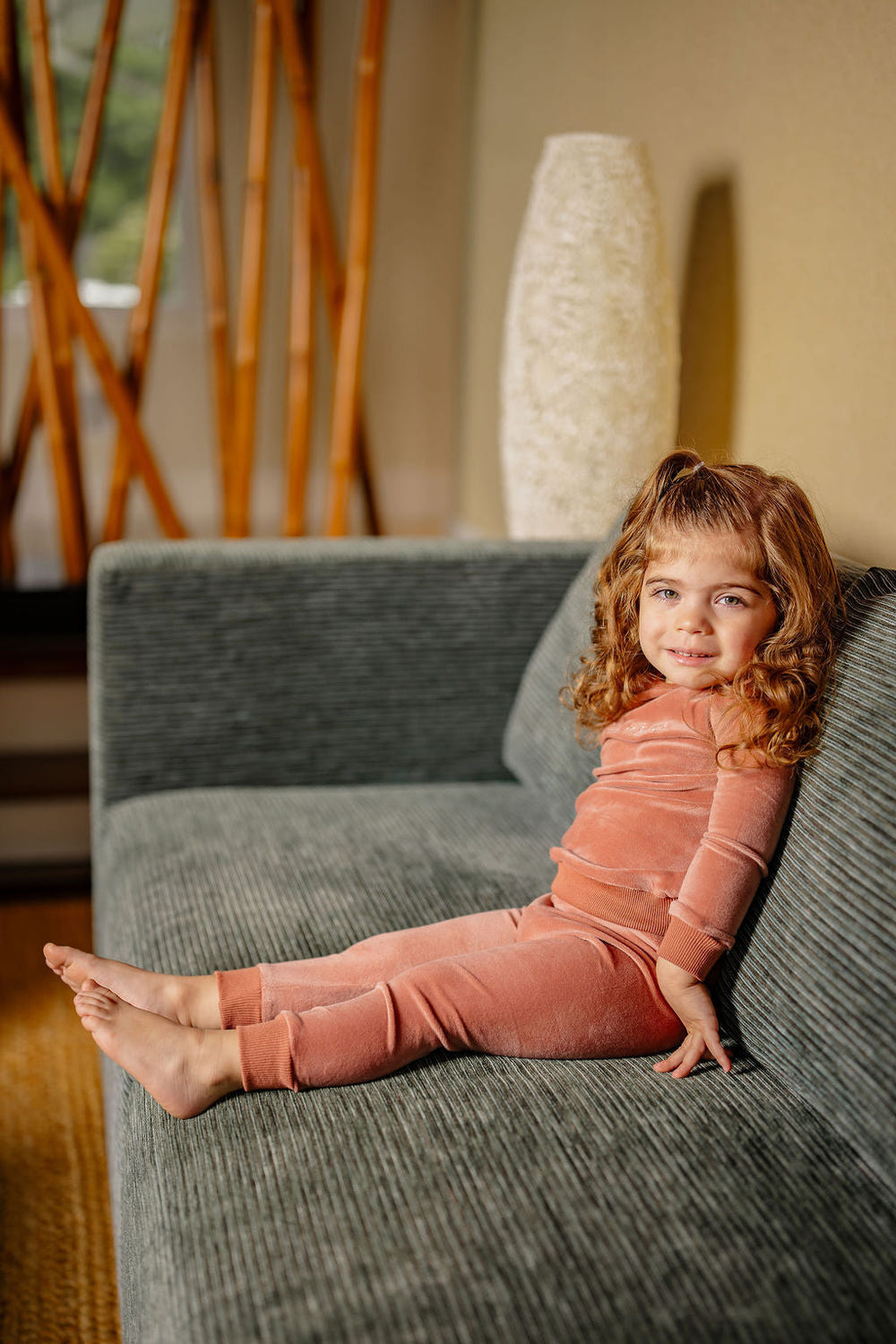 Stay Cozy PJ in Rose for babies, soft and comfortable sleepwear for cozy nights. Perfect for play and rest.