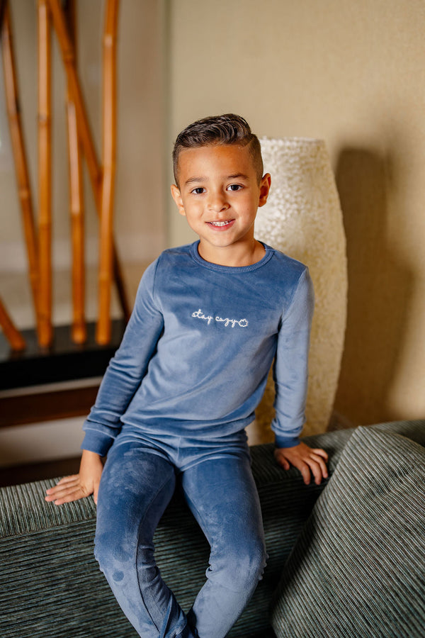 Stay Cozy PJ- Royal Blue