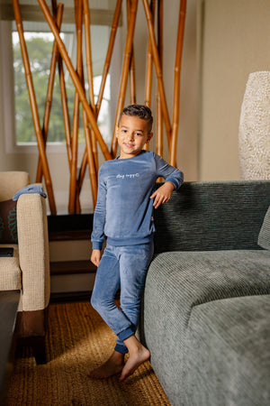 Stay Cozy PJ- Royal Blue