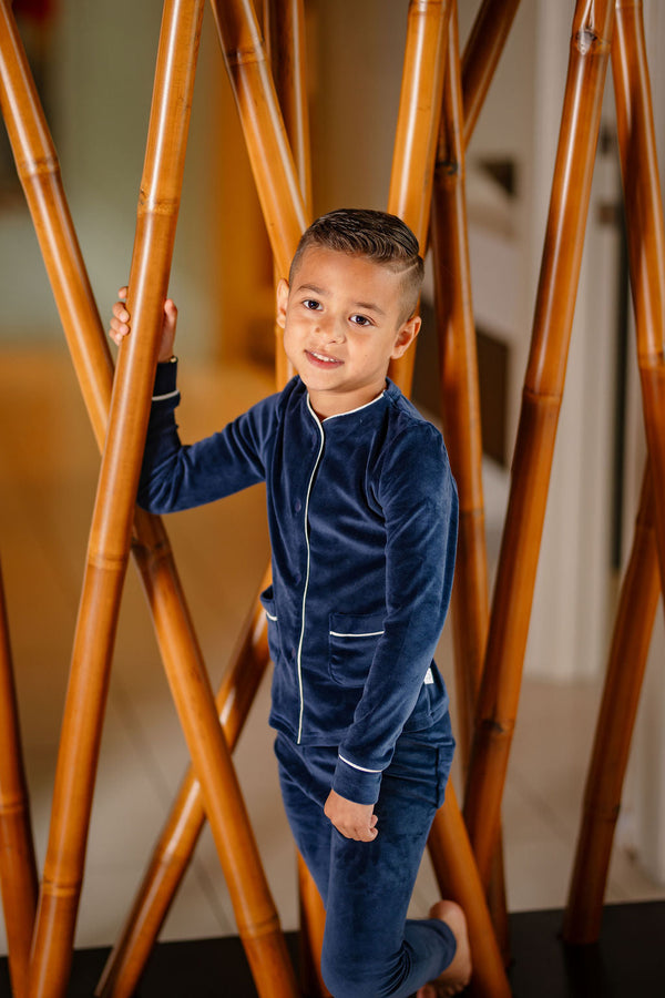 Velour PJ- Navy