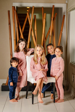 Velour Nightgown- Dusty Pink