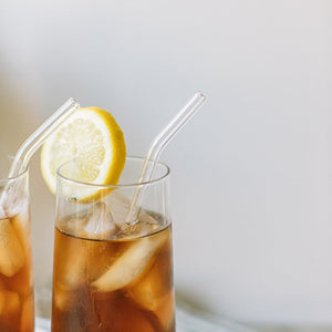 Glass Straws, 4 Pack