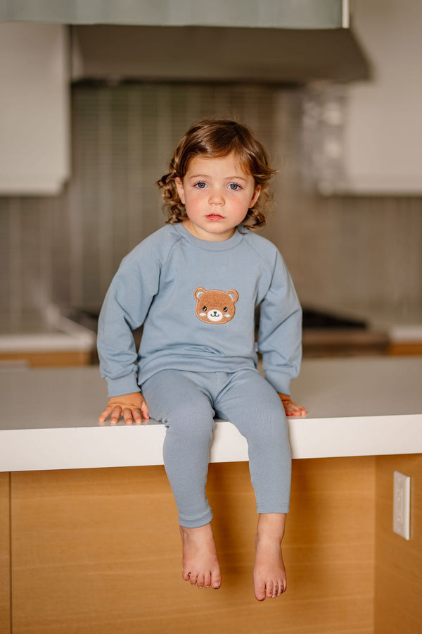 Bear Sweatsuit- Blue